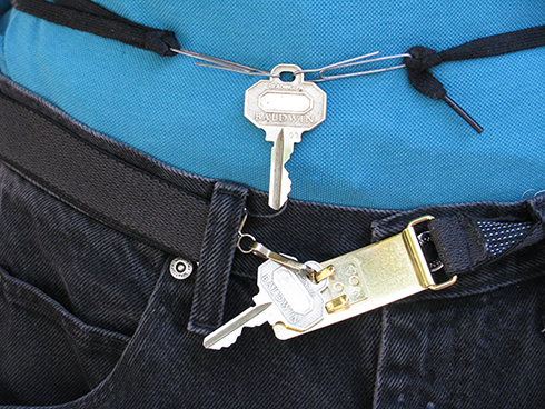 
	Shabbat belt: Key must be an integral part of the belt
